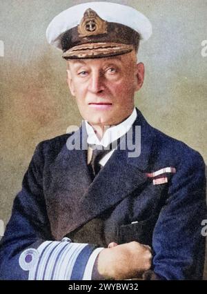 Admiral Sir Henry Bradwardine Jackson, 1855 bis 1929, Erster Seelord der Admiralitaet, Historisch, digital restaurierte Reproduktion von einer Vorlage Stock Photo