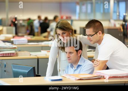 Team of business executives, Office, Innovation Strategies, Tecnalia Research & Innovation, Basque Country, Spain. Stock Photo