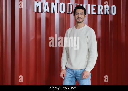 the presentation of 'Mano De Hierro' at Hotel Thompson on March 05, 2024 in Madrid, Spain. Featuring: Chino Darín Where: Madrid, Spain When: 05 Mar 2024 Credit: Oscar Gonzalez/WENN Stock Photo