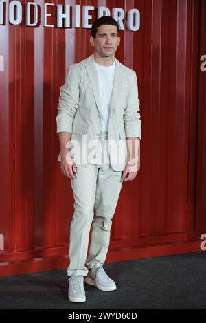 the presentation of 'Mano De Hierro' at Hotel Thompson on March 05, 2024 in Madrid, Spain. Featuring: Jaime Lorente Where: Madrid, Spain When: 05 Mar 2024 Credit: Oscar Gonzalez/WENN Stock Photo