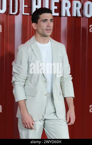 the presentation of 'Mano De Hierro' at Hotel Thompson on March 05, 2024 in Madrid, Spain. Featuring: Jaime Lorente Where: Madrid, Spain When: 05 Mar 2024 Credit: Oscar Gonzalez/WENN Stock Photo