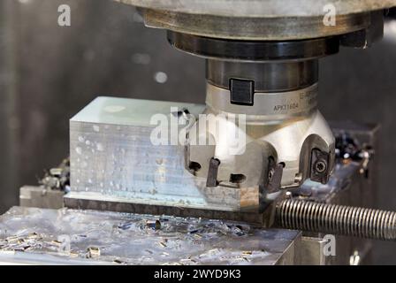 Cutting tools, Machining, Machining Center, CNC, Machine tools, Gipuzkoa, Basque Country, Spain, Europe. Stock Photo