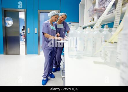 Surgeons, Surgical Block. Hospital Policlinica Gipuzkoa, San Sebastian 