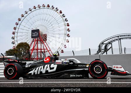 Suzuka Circuit, 6 April 2024: Nico Hulkenberg (GER) of the Haas F1