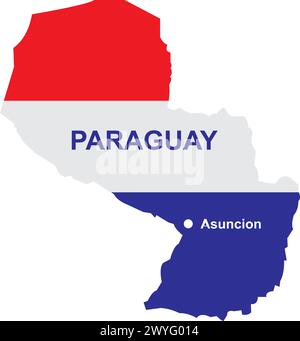 Paraguy map icon vector illustration design Stock Vector