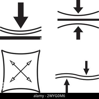 Elastic icon vector illustration symbol design Stock Vector