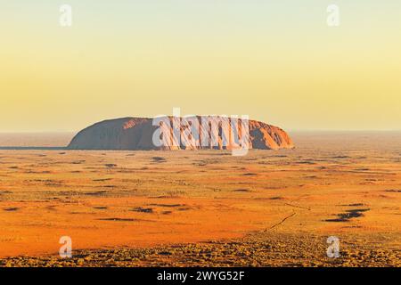 Desert landscape in the Australian outback Stock Photo