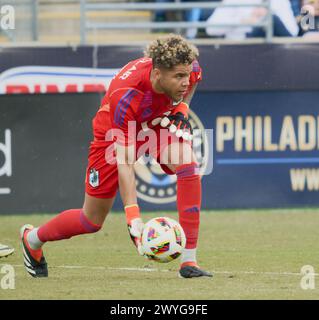 CHESTER, PA, USA - MARCH 30, 2024 - MLS Match between Philadelphia Union and Minnesota United FC at Subaru Park. Stock Photo