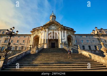 Santuario San Ignacio de Loyola, Camino Ignaciano, Ignatian Way, Azpeitia, Gipuzkoa, Basque Country, Spain, Europe. Stock Photo