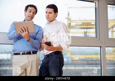 Railway terminal, Business, Industry, Donostia, San Sebastian, Basque Country, Spain. Stock Photo