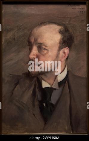 Self-portrait, 1892, Giovanni Boldini (1842-1931). Stock Photo