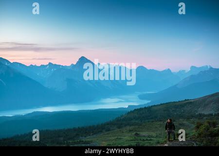 The Bald Hills Summit trail climbs the mountains up through alpine ...