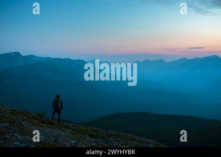 The Bald Hills Summit trail climbs the mountains up through alpine ...