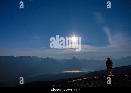 The Bald Hills Summit trail climbs the mountains up through alpine ...