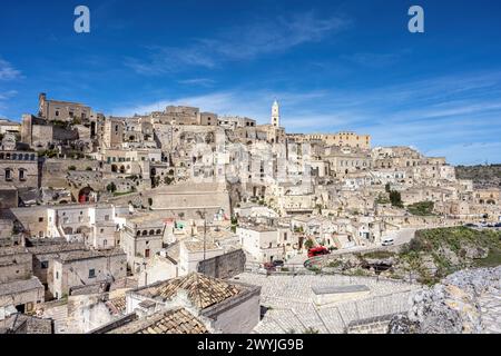 The old town of Matera in southern Italy Stock Photo