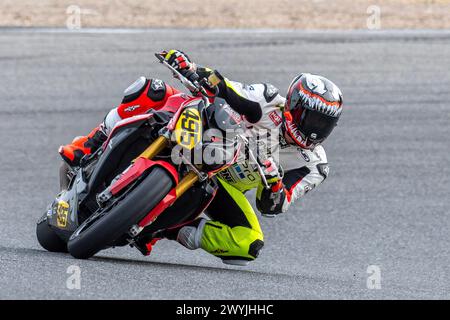 Madrid, Madrid, Spain. 6th Apr, 2024. VILLACAÃ''˜AS SEGURA, JONATHAN - SBK (Credit Image: © Oscar Manuel Sanchez/ZUMA Press Wire) EDITORIAL USAGE ONLY! Not for Commercial USAGE! Stock Photo