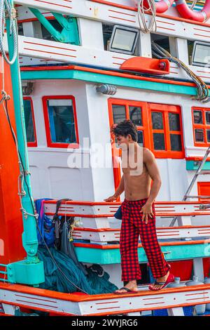 Thailand, Rayong province, Ban Phe, the fishing port Stock Photo - Alamy