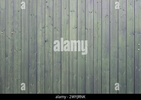 Background with dark green wooden boards Stock Photo
