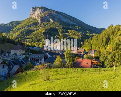 France, Savoie (73), Chartreuse Regional Nature Park, Saint-Pierre-d'Entremont Stock Photo