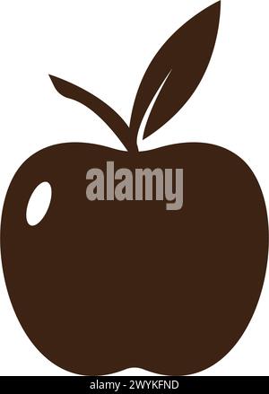Apple logo template vector illustration design Stock Vector