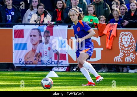 Zeist, Netherlands. 07th Apr, 2024. ZEIST, NETHERLANDS - APRIL 7: Katja Snoeijs of the Netherlands during a Training Session of the Netherlands Women's Football Team at the KNVB Campus on April 7, 2024 in Zeist, Netherlands. (Photo by Rene Nijhuis/Orange Pictures) Credit: Orange Pics BV/Alamy Live News Stock Photo