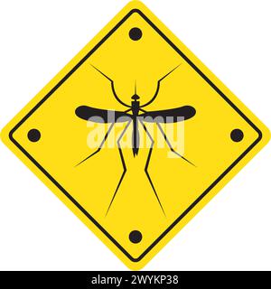 mosquito vector icon,illustration design template. Stock Vector
