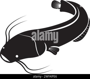 Catfish logo template vector icon illustration design Stock Vector