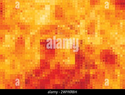 Lava pixel art. Lava in space. Art lava background. Hot Galaxy. Hell Galaxy. Pixel art game location. Cosmic area, someone lava planet surface. Stock Vector