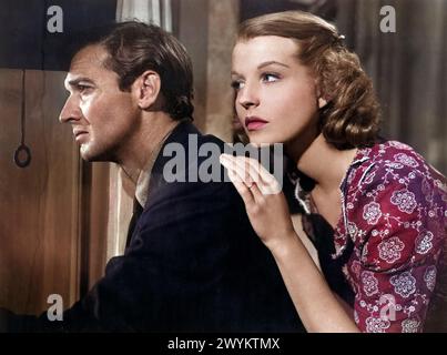 Zachary Scott, Betty Field, on-set of the film, 'The Southerner', United Artists, 1945 Stock Photo