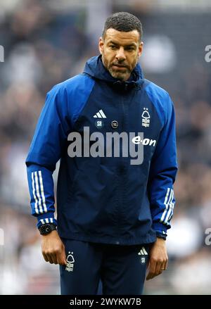 Nottingham Forest assistant coach Steven Reid before the Premier League match at the Tottenham Hotspur Stadium, London. Picture date: Sunday April 7, 2024. Stock Photo