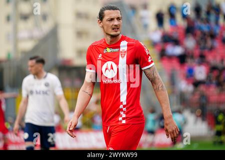 Monza, Italie. 07th Apr, 2024. Milan Duric (AC Monza) during the Italian championship Serie A football match between AC Monza and SSC Napoli on April 7, 2024 at U-Power stadium in Monza, Italy - Photo Morgese-Rossini/DPPI Credit: DPPI Media/Alamy Live News Stock Photo