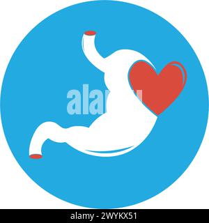 stomach care icon designs concept vector illustration design Stock Vector