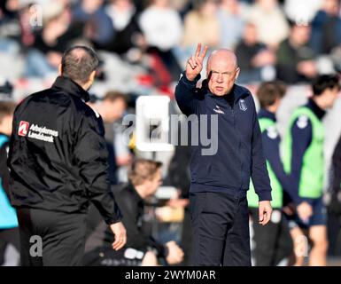 AGF's head coach Uwe Rösler in the 3F Superliga match between AGF and FC Midtjylland at Ceres Park in Aarhus, Sunday, March 7, 2024. (Photo: Henning Bagger/Ritzau Scanpix) Stock Photo