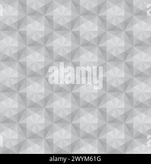 vector triangular gray mosaic seamless pattern Stock Vector
