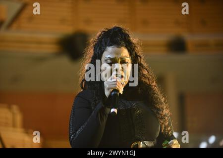 Miami, USA. 04th Apr, 2024. MIAMI, FLORIDA - APRIL 04: Grammy Award Winning Singer, songwriter, and producer Tamala Mann performs live on stage at The 19th Annual Reclaim The Dream Candlelight Memorial Service and Gospel Concert, hosted by the Martin Luther King Economic Development Corporation (MLKEDC) in partnership with City of Miami at Adrienne Arsht Center for the Performing Arts - Knight Concert Hall on April 04, 2024 in Miami, Florida. (Photo by JL/Sipa USA) Credit: Sipa USA/Alamy Live News Stock Photo