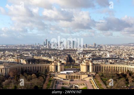 Paris, France - January 19, 2022: The Palais de Tokyo is a building dedicated to modern and contemporary art, located at Avenue du President-Wilson, P Stock Photo