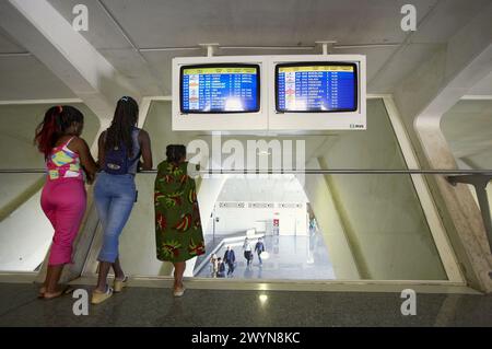 Bilbao Airport By Santiago Calatrava. Loiu, Biscay, Euskadi, Spain 