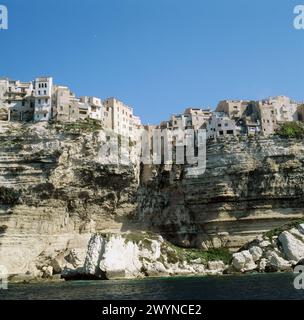 La Haute Ville (the Upper city), Bonifacio, Corsica Island. France. Stock Photo