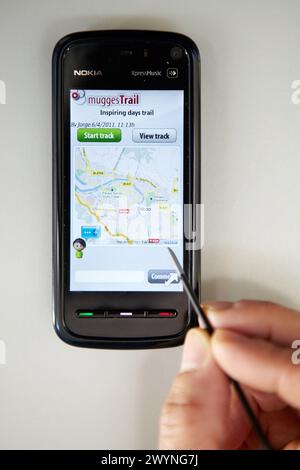 SmartPhone applications, GPS, electronics lab, Tecnalia Research & Innovation, Zamudio, Bizkaia, Euskadi, Spain. Stock Photo
