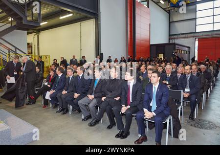 Iñigo Urkullu (Lehendakari) and authorities. Inauguration event. Power ...