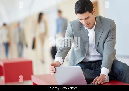 Business, Donostia, San Sebastian, Basque Country, Spain. Stock Photo