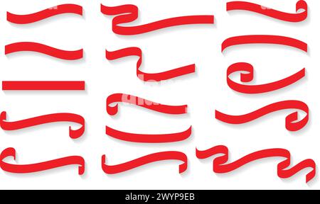 ribbon vector art Stock Vector