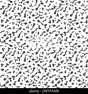 Horizontally And Vertically Seamless Abstract Vector Amorphous Pattern Isolated On A White Background. Stock Vector