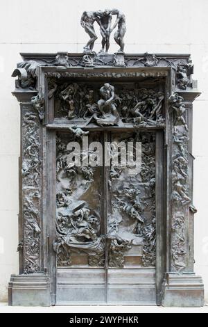 'The Gates of Hell', sculpture by Auguste Rodin. Rodin Museum. Paris. France Stock Photo