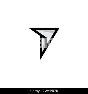 P Arrow Logo. Letter P Icon vector Stock Vector