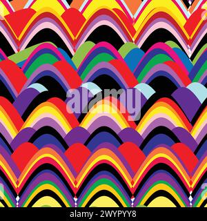 abstract geometric pattern vector illustration. Stock Vector