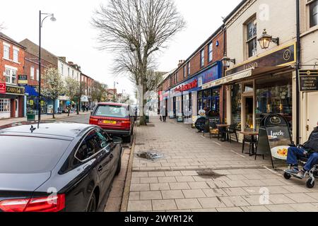 Skegness, Lincolnshire, UK, England, Skegness town centre, Skegness town, Skegness shops, town centre, shopping, shops, street, road, Lumley road, Stock Photo