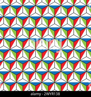 abstract geometric pattern vector illustration. Stock Vector