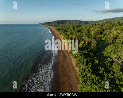 Aerial View Of Drake Bay, Puntarenas Province, Costa Rica, Central 