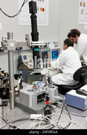 Nano-optics laboratory, AFM (Atomic force microscopy) setup, optics, CO ...